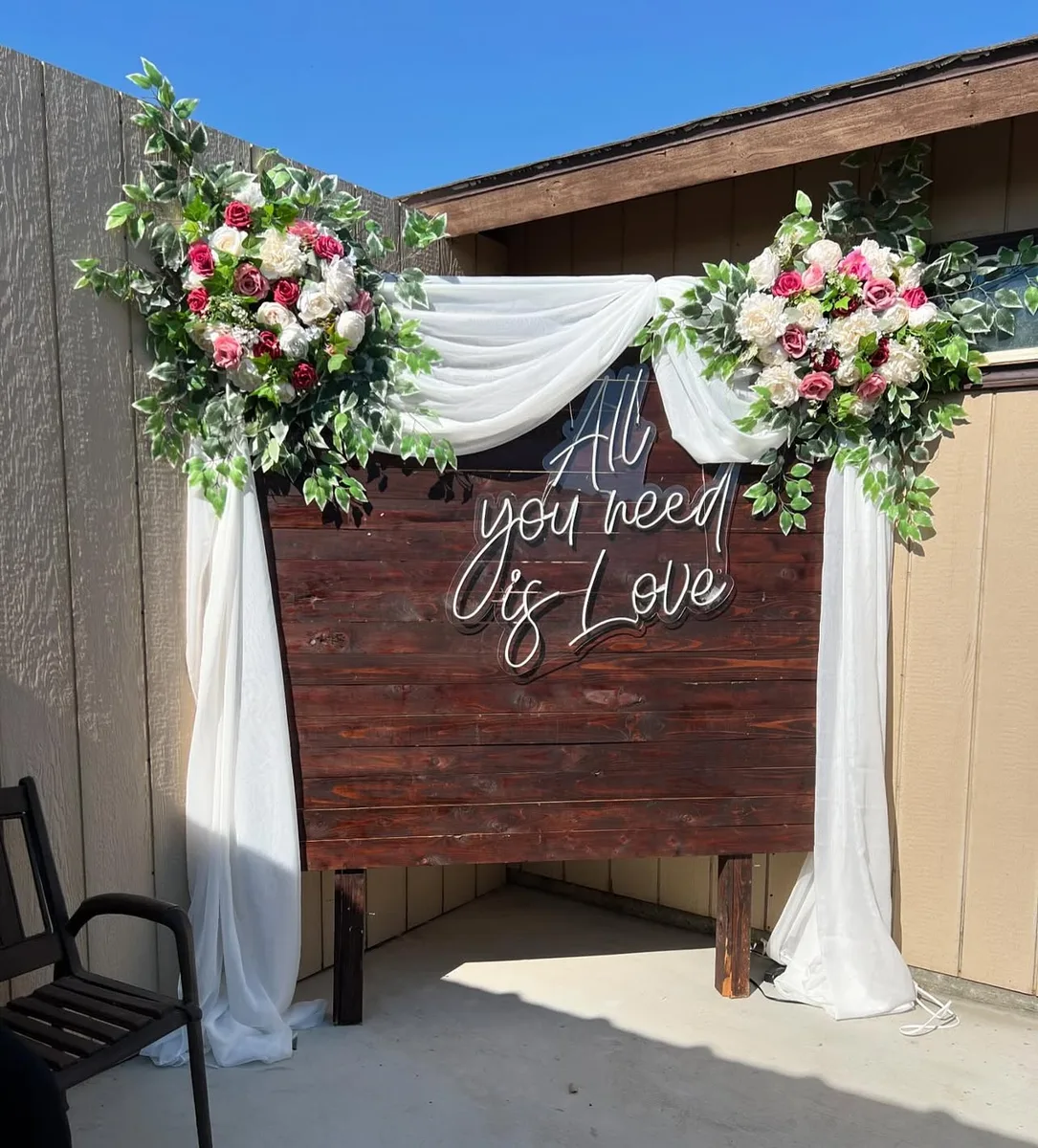 Decorative Wood Backdrop for Photography